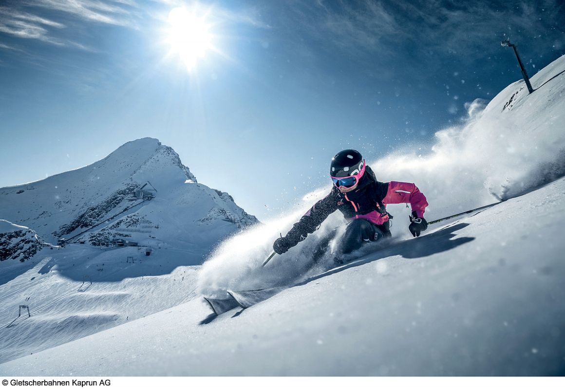 Freeride na Kitzsteinhornu, Kaprun, © Gletscherbahnen Kaprun AG