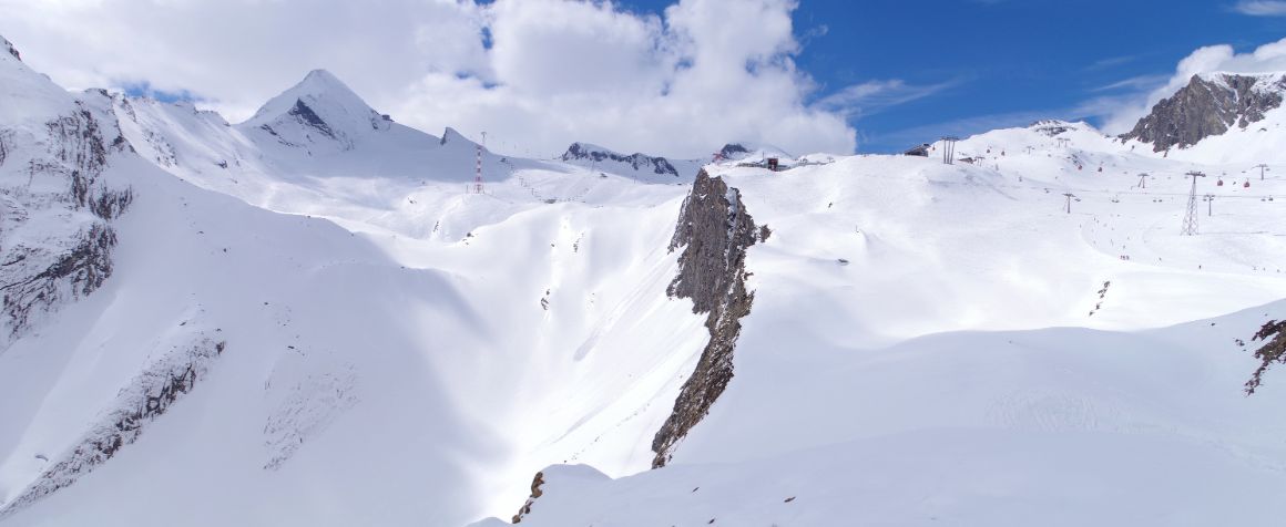 Ledovcový areál Kitzsteinhorn, Kaprun, Rakousko