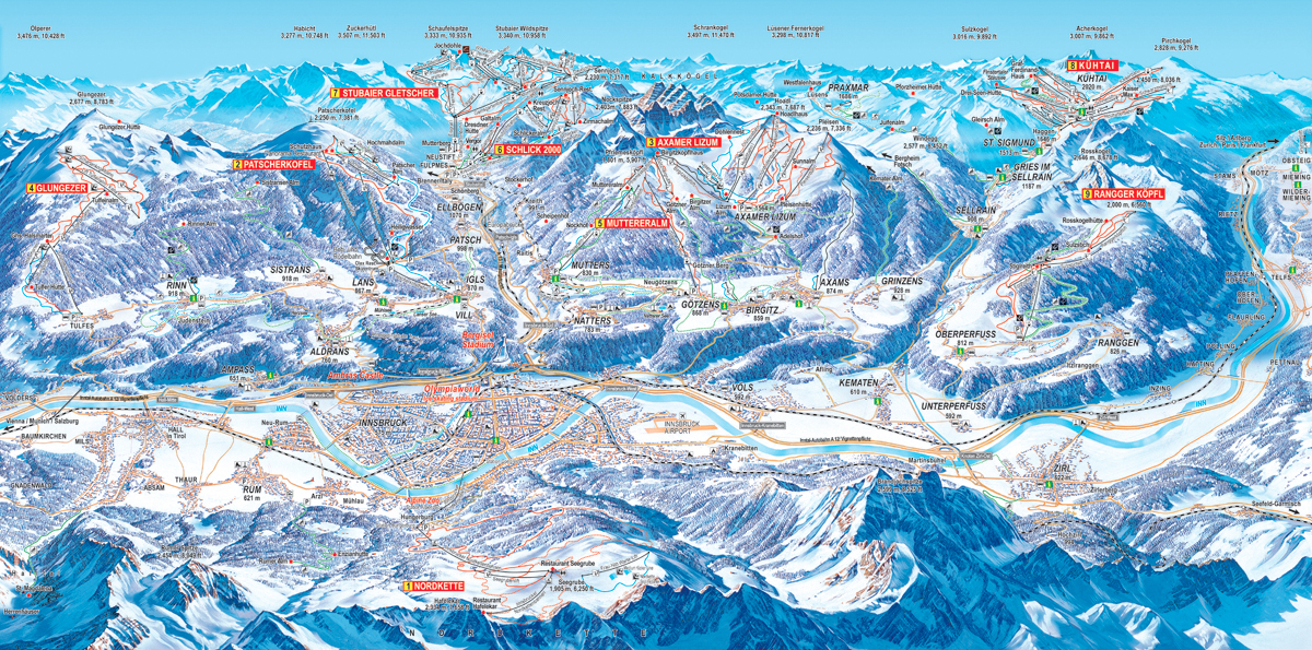 Innsbruck a okol - Tyrolsko